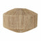 Pantalla de Lámpara DKD Home Decor Jute (40 x 40 x 27 cm)