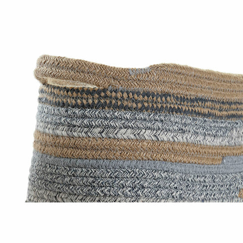 Juego de Cestas DKD Home Decor Algodón Jute (34 x 25 x 22 cm)