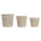 Juego de Cestas DKD Home Decor Fibra (36 x 36 x 35 cm)