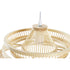 Lámpara de Techo DKD Home Decor Natural Bambú 50 W 46 x 46 x 18 cm