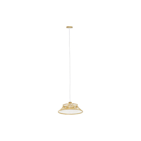 Lámpara de Techo DKD Home Decor Natural Bambú 50 W 46 x 46 x 18 cm