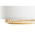 Lámpara de Techo DKD Home Decor Blanco Natural Bambú 50 W 50 x 50 x 25 cm