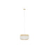 Lámpara de Techo DKD Home Decor Blanco Natural Bambú 50 W 50 x 50 x 25 cm