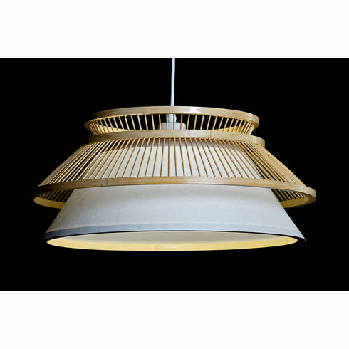 Lámpara de Techo DKD Home Decor Natural Blanco 220 V 50 W (46 x 46 x 20 cm)