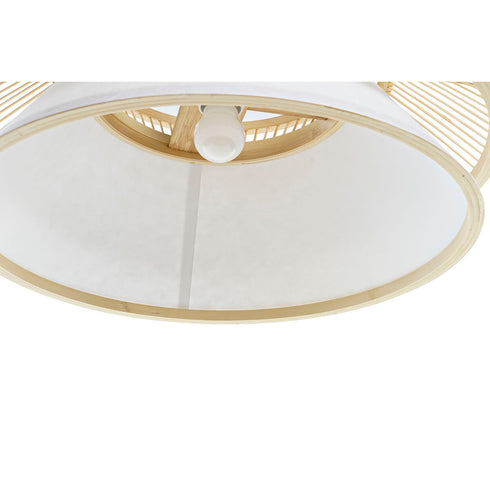 Lámpara de Techo DKD Home Decor Natural Blanco 220 V 50 W (46 x 46 x 20 cm)