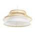 Lámpara de Techo DKD Home Decor Natural Blanco 220 V 50 W (46 x 46 x 20 cm)