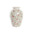 Jarrón DKD Home Decor Blanco Verde Granate Gres 18 x 18 x 25 cm