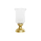 Portavelas DKD Home Decor Dorado Metal Cristal 14 x 14 x 27 cm