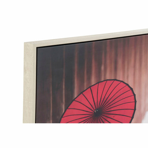 Cuadro DKD Home Decor 123 x 4,5 x 83 cm Monje Oriental (2 Unidades)
