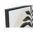 Cuadro DKD Home Decor 83 x 4,5 x 123 cm Colonial Hoja de planta (2 Unidades)
