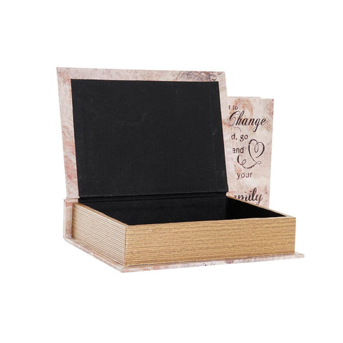 Juego de Cajas Decorativas DKD Home Decor Lienzo Madera 23 x 7 x 32 cm