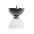 Lámpara de mesa DKD Home Decor Blanco Negro Dorado Metal 50 W 220 V 41 x 41 x 73 cm
