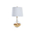 Lámpara de mesa DKD Home Decor Dorado Transparente Blanco 220 V 50 W (35 x 35 x 62 cm)