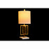 Lámpara de mesa DKD Home Decor Dorado Metal Blanco 220 V 50 W 25 x 25 x 60 cm