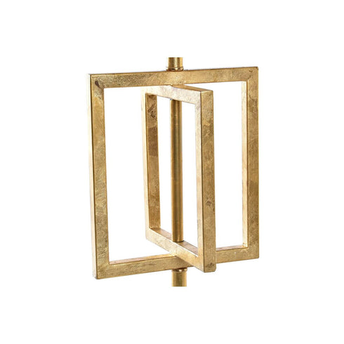 Lámpara de mesa DKD Home Decor Dorado Metal Blanco 220 V 50 W 25 x 25 x 60 cm