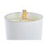 Lámpara de mesa DKD Home Decor Dorado Metal Blanco 220 V 50 W 25 x 25 x 60 cm