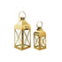 Faroles DKD Home Decor Cristal Dorado Metal 19 x 19 x 47 cm