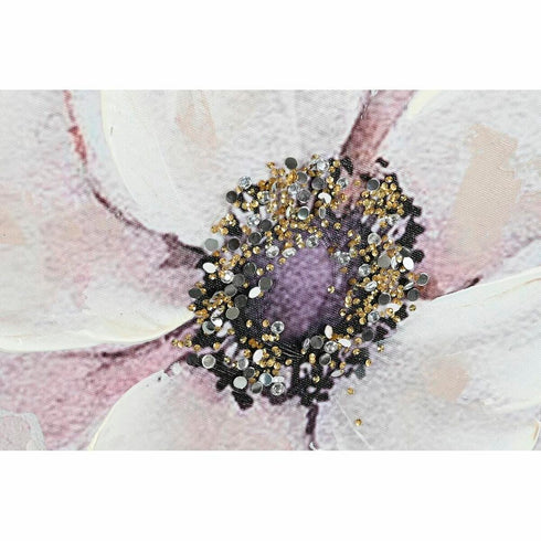 Cuadro DKD Home Decor 150,5 x 2,7 x 60 cm Flores Shabby Chic (2 Unidades)