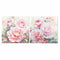 Cuadro DKD Home Decor 80 x 3 x 80 cm Flores Shabby Chic (2 Unidades)