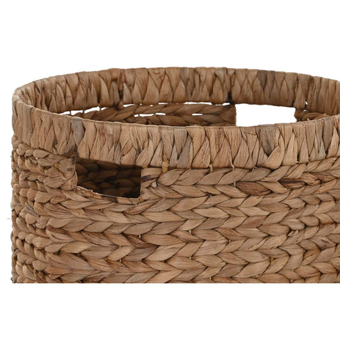 Juego de Cestas DKD Home Decor Natural Fibra natural Boho 42 x 42 x 43 cm