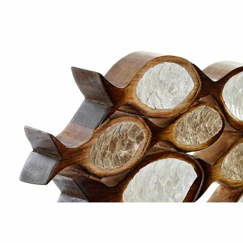 Figura Decorativa DKD Home Decor Dorado Hierro Espirales (66 x 11 x 45 cm)