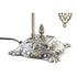 Lámpara de mesa DKD Home Decor 23 x 15 x 53 cm Cristal Plateado Metal 220 V 50 W (2 Unidades)