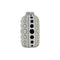 Jarrón DKD Home Decor Porcelana Negro Blanco 16 x 16 x 30 cm Moderno Círculos
