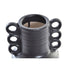 Jarrón DKD Home Decor Negro Porcelana Moderno 14 x 14 x 25 cm