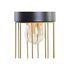 Lámpara de Pared DKD Home Decor Negro Dorado Metal 220 V 50 W (15 x 19 x 34 cm)