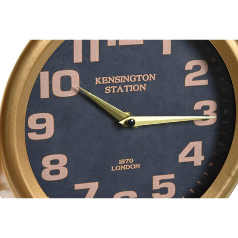 Reloj de Pared DKD Home Decor Avión Negro Dorado Hierro (145 x 20 x 43 cm)
