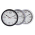 Reloj de Pared DKD Home Decor Blanco Negro Gris Blanco/Negro PVC Metal Cristal 3 Piezas 30 x 40 cm 30 x 4,3 x 30 cm
