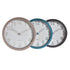 Reloj de Pared DKD Home Decor Beige Gris Turquesa PVC Cristal 3 Piezas 30 x 4,3 x 30 cm