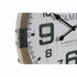 Reloj de Pared DKD Home Decor Natural MDF Blanco Hierro (60 x 4,5 x 70 cm)