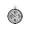 Reloj de Pared DKD Home Decor Natural MDF Blanco Hierro (60 x 4,5 x 70 cm)