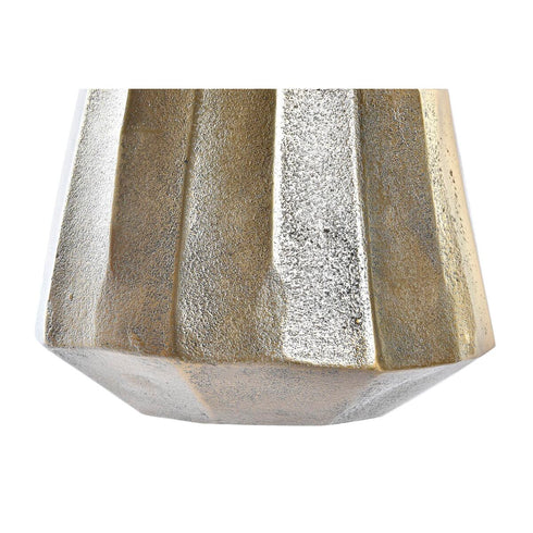 Jarrón DKD Home Decor Dorado Aluminio Moderno (22 x 22 x 22 cm)