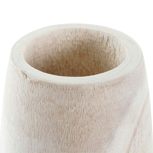 Jarrón DKD Home Decor Marrón Natural 13 x 13 x 25 cm
