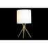 Lámpara de mesa DKD Home Decor 30 x 30 x 56 cm Dorado Metal Blanco 220 V 50 W