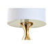 Lámpara de mesa DKD Home Decor 30 x 30 x 56 cm Dorado Metal Blanco 220 V 50 W