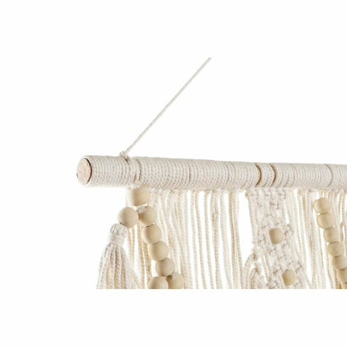 Decoración Colgante DKD Home Decor 70 x 3 x 97 cm Natural Crema