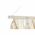 Decoración Colgante DKD Home Decor 70 x 3 x 97 cm Natural Crema