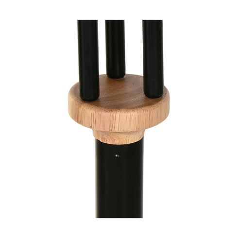 Perchero de Pie DKD Home Decor Negro Metal Madera (30 x 30 x 177 cm)
