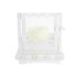 Faroles DKD Home Decor Cristal Metal Blanco (19 x 19 x 58 cm)