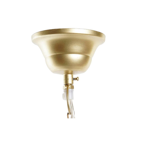 Lámpara de Techo DKD Home Decor Cristal Azul Dorado Latón 50 W (22 x 23 x 29 cm)