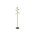 Lámpara de Pie DKD Home Decor 42 x 42 x 170 cm Cristal Negro Dorado Metal 220 V 50 W