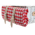 Cesta DKD Home Decor Pícnic Rojo Blanco Mimbre (40 x 28 x 20 cm)