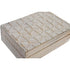 Juego de Cajas Decorativas DKD Home Decor Marrón Blanco Madera de mango 25 x 17 x 8 cm (2 Unidades)