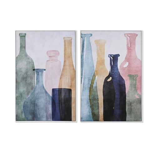 Cuadro DKD Home Decor 83 x 4,5 x 123 cm Jarrón Escandinavo (2 Unidades)