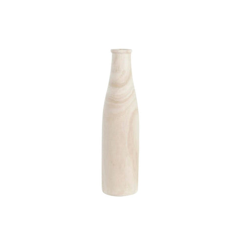 Jarrón DKD Home Decor Natural Marrón claro Tropical 10 x 10 x 39 cm