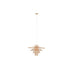 Lámpara de Techo DKD Home Decor 70 x 70 x 43 cm Marrón claro Bambú 50 W