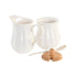 Lechera y azucarero DKD Home Decor Blanco Bambú Aluminio Porcelana 3 Piezas 19,5 x 7,5 x 17,5 cm